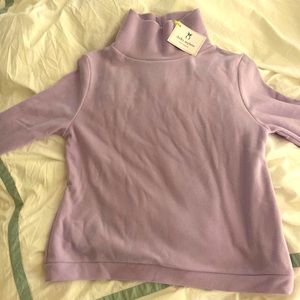 New w/out tags. Terry Lavender Size M Park Slope Turtleneck